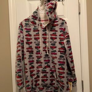 Muk Luks women’s Sherpa sleepwear tunic size small